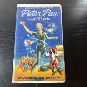 Peter Pan VHS 30th Anniversary Collectors Edition Mary Martin GoodTimes